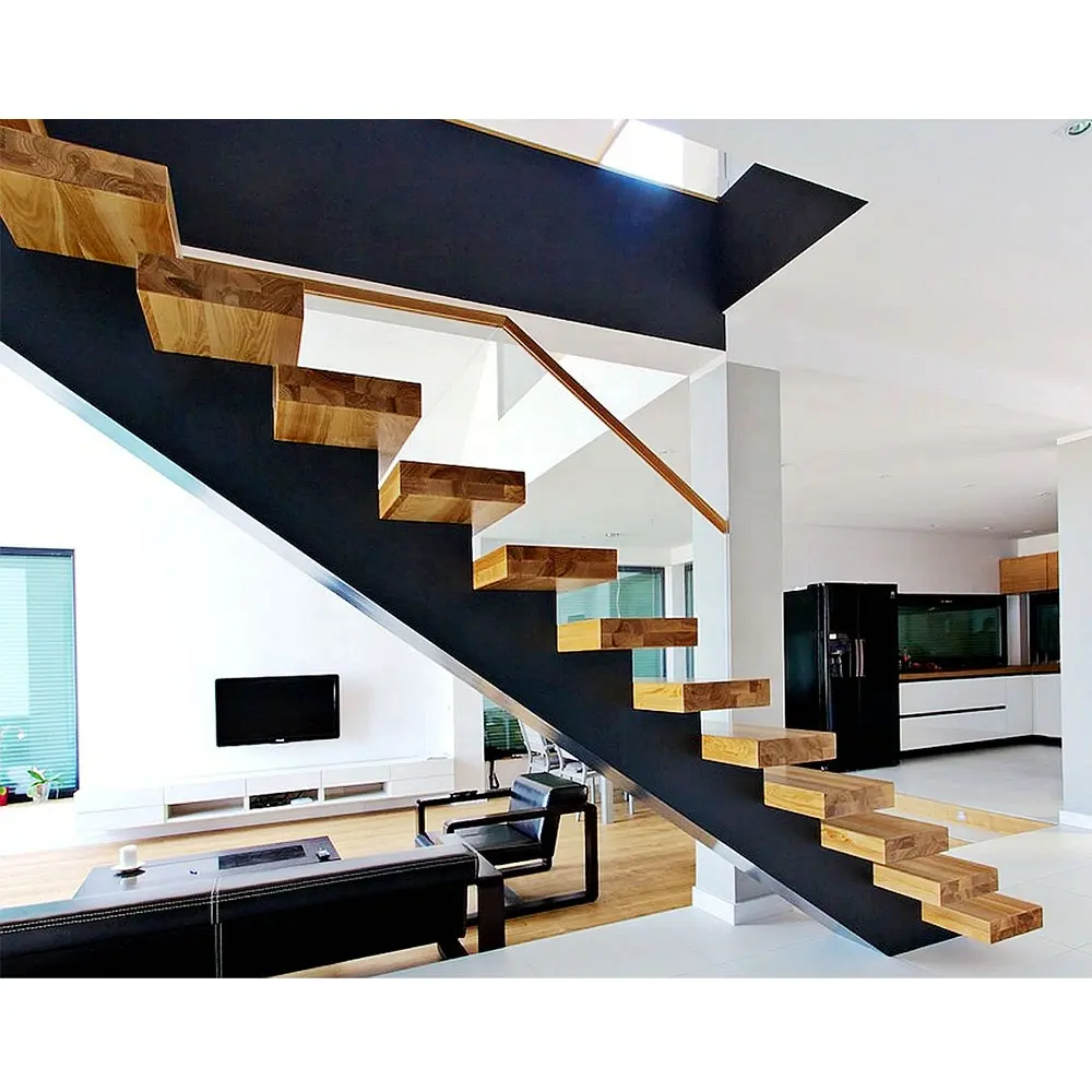 stringer floating stairs