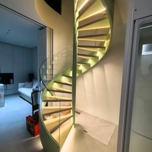 MINIMALIST SPIRAL STAIRCASE