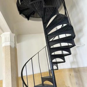 compact spiral staircase loft