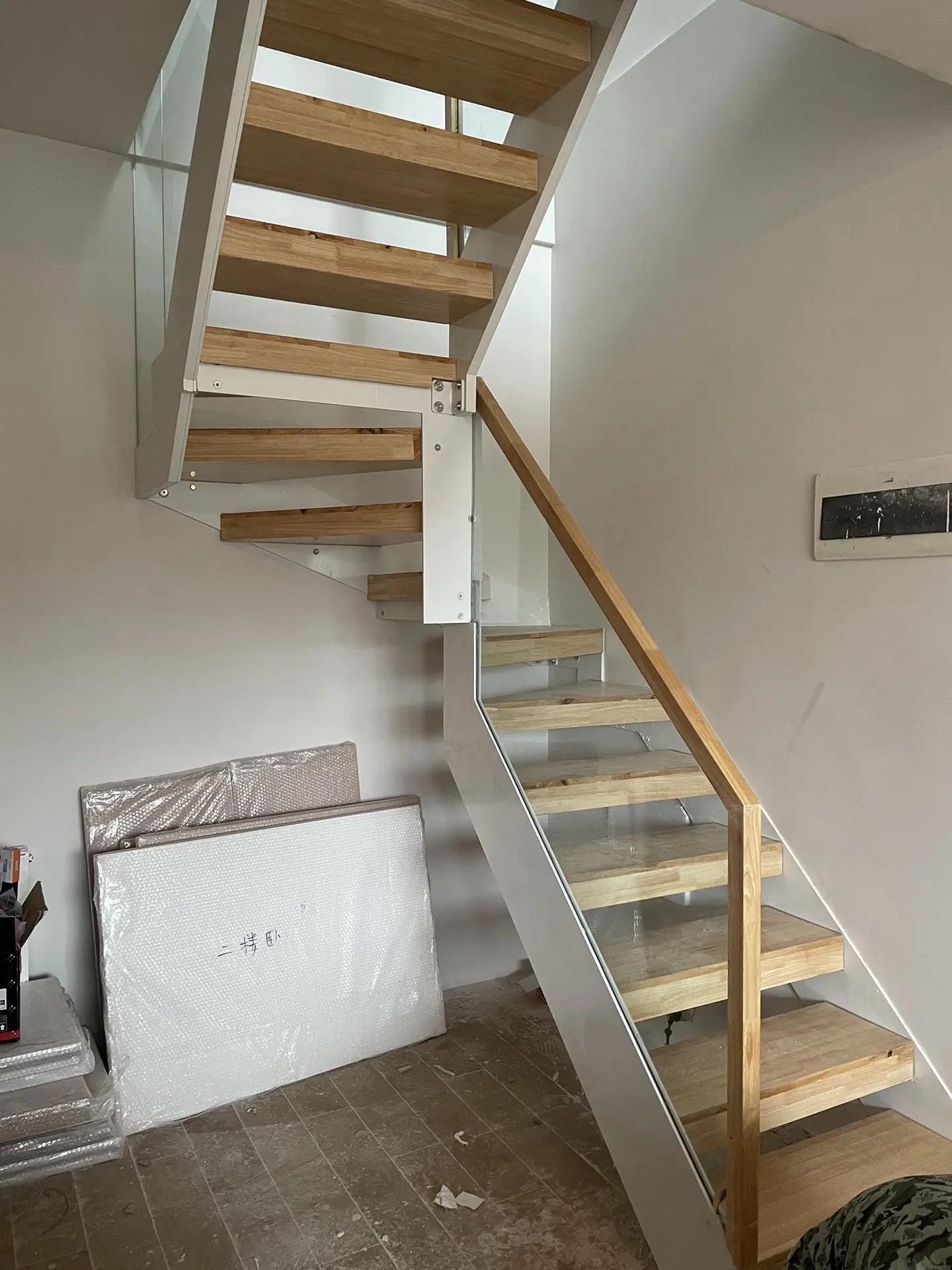 interior double stringer stairs-YBF-D1 - Image 2
