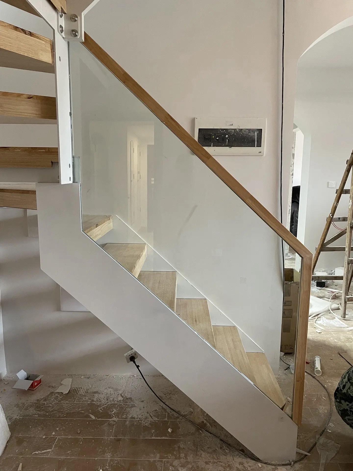 interior double stringer stairs-YBF-D1 - Image 3