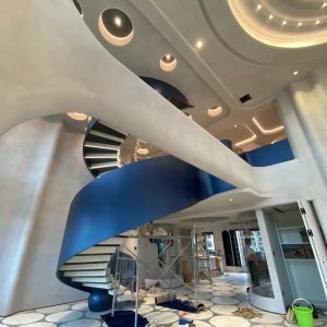 spiral stair for commercial space