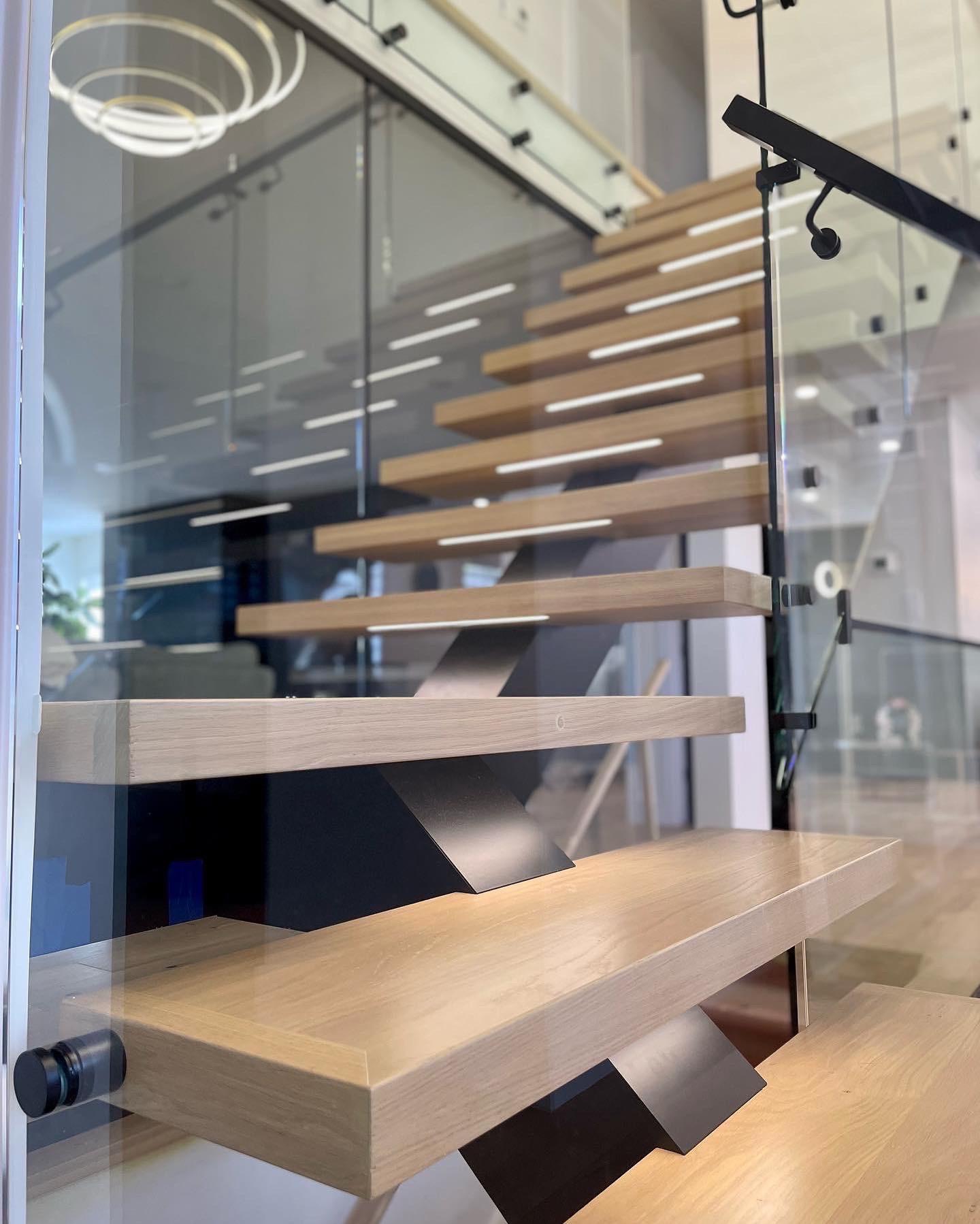 mezzanine central spine staircase -YBF-M5 - Image 4