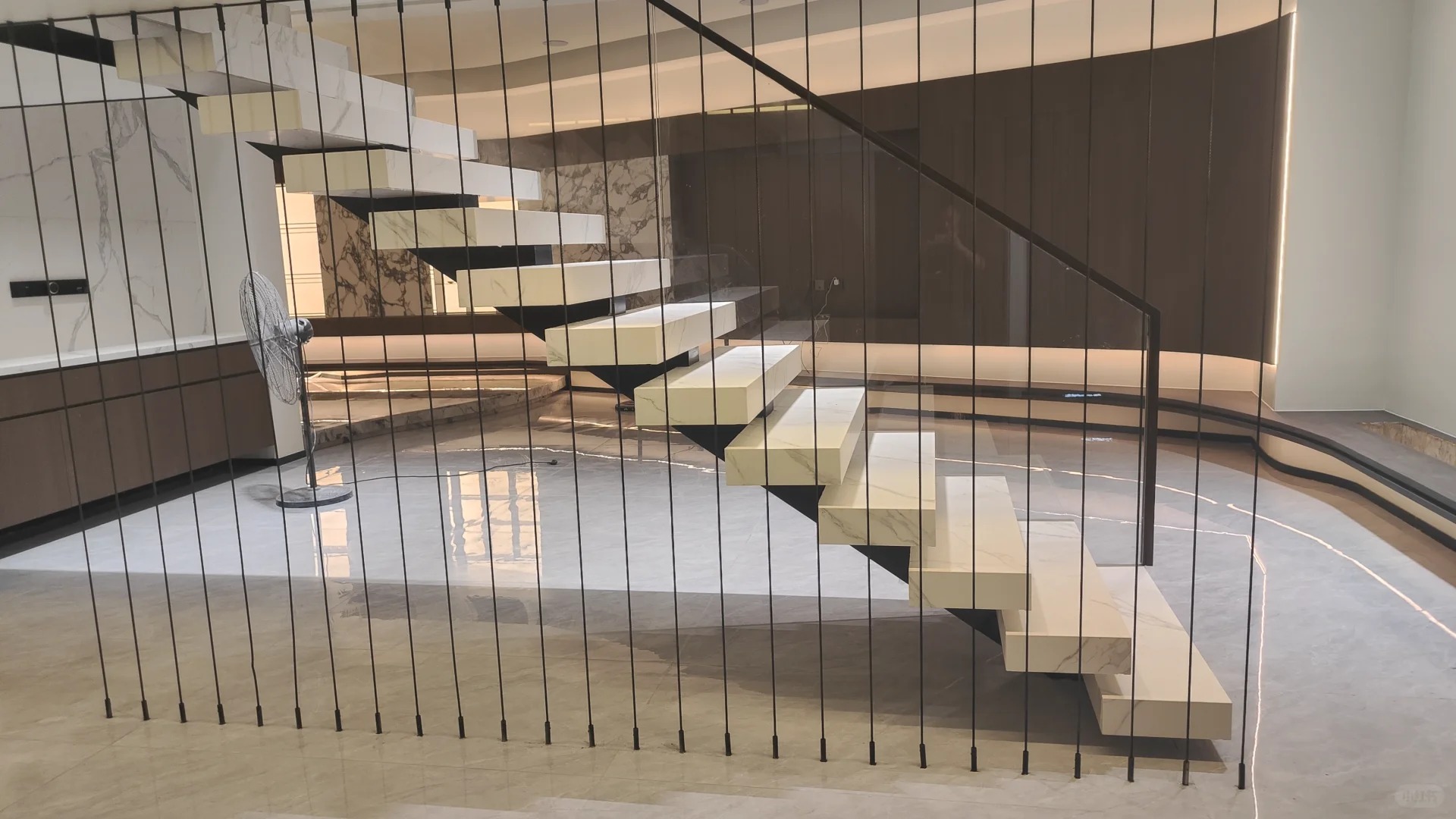 single stringer stairs