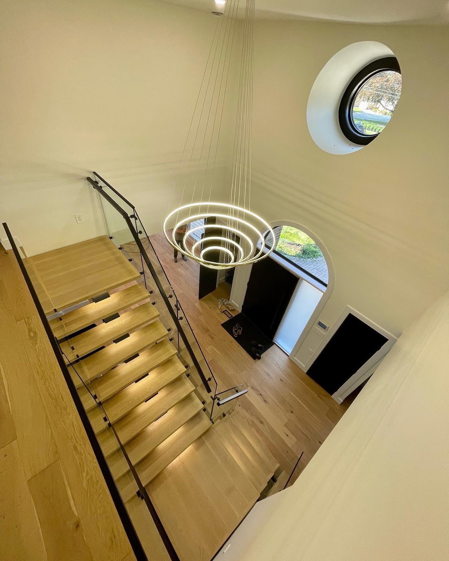 mezzanine central spine staircase -YBF-M5 - Image 5