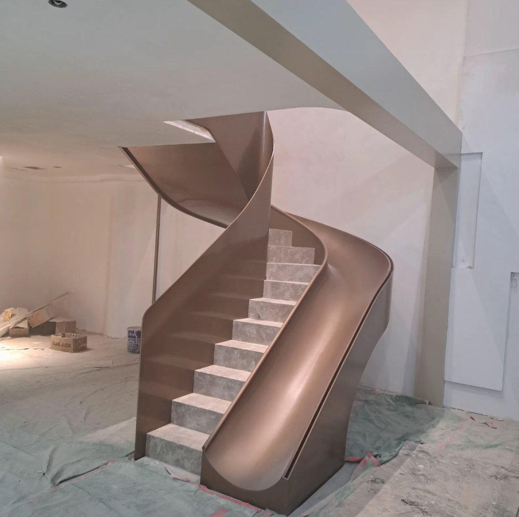 Modern Spiral Staircase Indoor Design