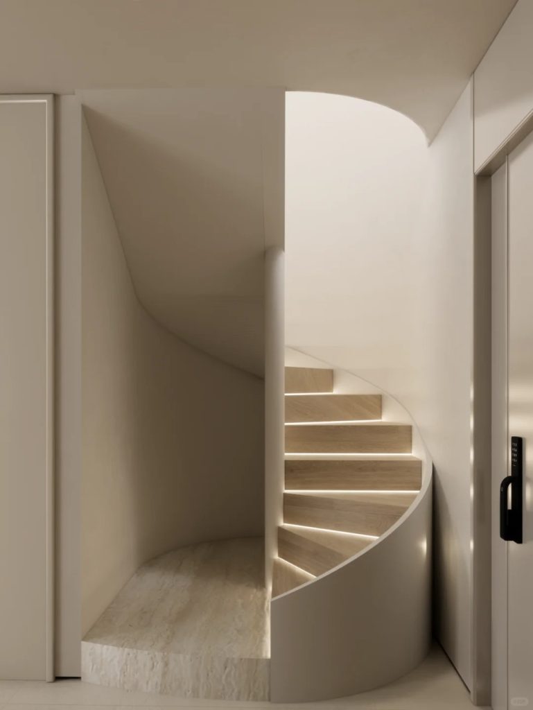 Modern Spiral Staircase Indoor Design