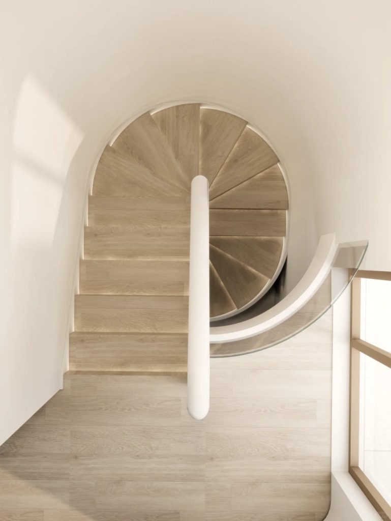 Modern Spiral Staircase Indoor Design